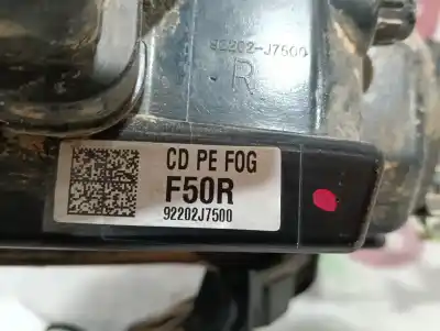 Second-hand car spare part Right Fog Light for KIA CEED Concept 120 CV / 88 KW OEM IAM references 92202J7500  