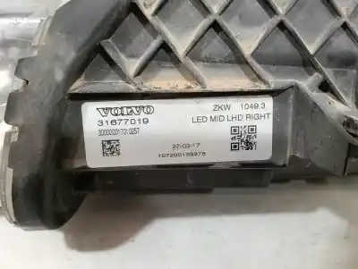 Second-hand car spare part right headlight for volvo v40 kinetic oem iam references 31677019  