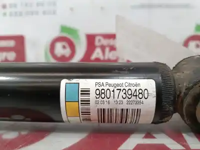 Second-hand car spare part right rear shock absorber for citroen c3 attraction oem iam references 9801739480  