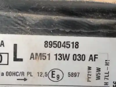 Автозапчастина б/у ліва фара для ford c-max titanium посилання на oem iam 89504518  