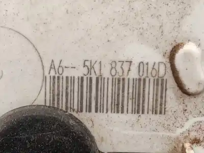 Peça sobressalente para automóvel em segunda mão fechadura da porta dianteira direita por volkswagen golf vi (5k1) 1.2 tsi referências oem iam 5k1837016d