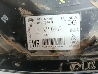 Second-hand car spare part right headlight for renault captur life oem iam references 260107244h  
