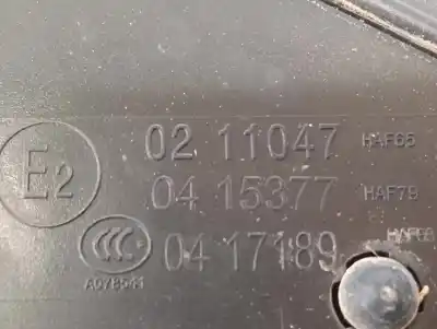 Peça sobressalente para automóvel em segunda mão espelho retrovisor direito por citroen c3 elle referências oem iam 0211047  