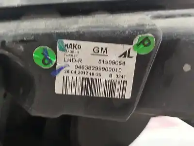 Second-hand car spare part Right Headlight for OPEL COMBO D Expression L1H1 OEM IAM references 5190905A  