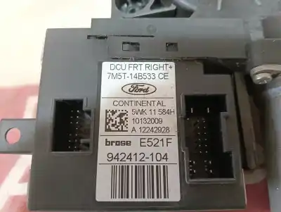 Peça sobressalente para automóvel em segunda mão motor elevador vidro dianteiro direito por ford kuga (cbv) trend referências oem iam 7m5t14b533ce  