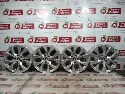 Peça sobressalente para automóvel em segunda mão jogo de jantes por renault captur ii zen 91 cv / 67 kw referências oem iam re00049