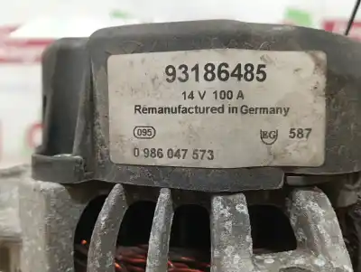 Автозапчастина б/у генератор для opel astra g ranchera familiar (t98) 1.6 16v (f35) посилання на oem iam 436002  93186485