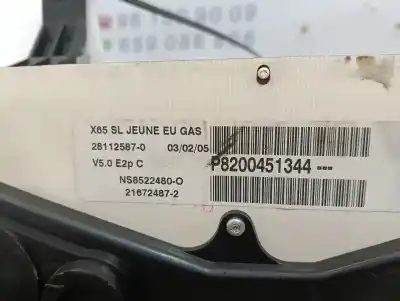 Second-hand car spare part dashboard for renault clio ii fase ii (b/cb0) authentique confort oem iam references 8200451344  