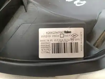 Автозапчасти б/у левая фара за renault kangoo (f/kc0) generique ссылки oem iam 8200236590  