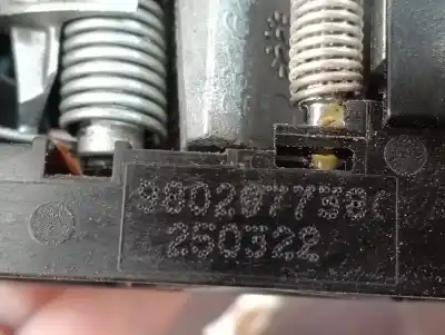 Peça sobressalente para automóvel em segunda mão puxador exterior traseiro esquerdo por citroen c3 elle referências oem iam 9802977380  