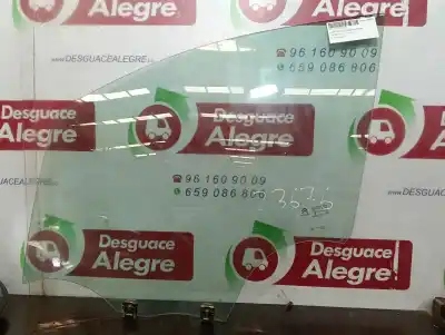 Second-hand car spare part left front glass window for citroen c3 elle oem iam references 43r00048