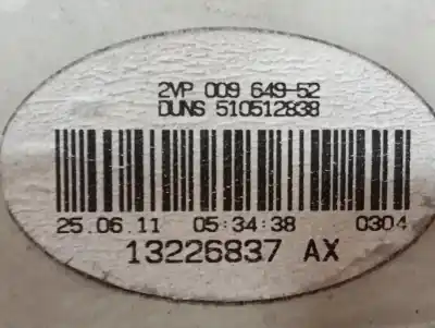 Автозапчасти б/у правый задний фонарь за OPEL INSIGNIA A SEDÁN (G09) 2.0 CDTI (69) ссылки OEM IAM 13226837  