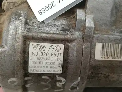Автозапчастина б/у компресор кондиционера для seat toledo (1m2) select посилання на oem iam 1k0820859t  