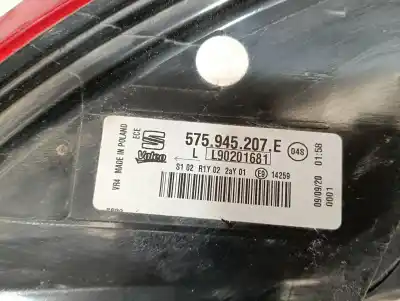 Second-hand car spare part left tailgate light for seat ateca (kh7) style oem iam references 575945207e  