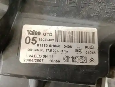 Second-hand car spare part Left Headlight for CITROEN C1 (PM_, PN_) 1.0 OEM IAM references 89032402  