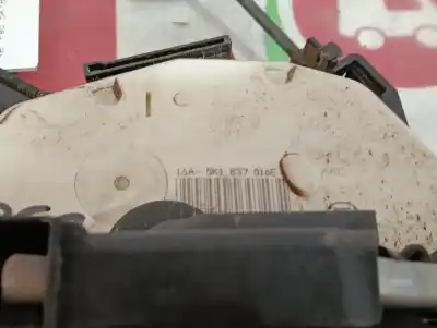 Peça sobressalente para automóvel em segunda mão fechadura da porta dianteira direita por seat leon (5f1) 1.6 tdi referências oem iam 5k1837016e  