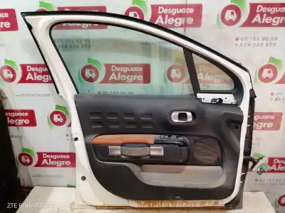 Second-hand car spare part left front door for citroen c3 elle oem iam references   