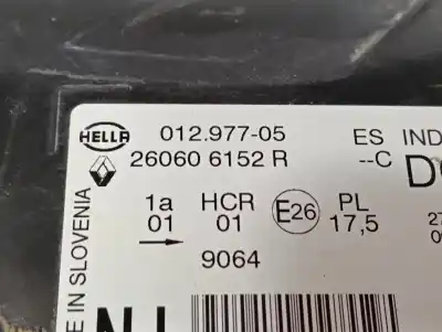 Автозапчасти б/у левая фара за renault captur life ссылки oem iam 260606152r