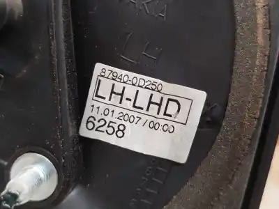Автозапчастина б/у ліве дзеркало для toyota yaris (ksp9/scp9/nlp9) básico посилання на oem iam 013935  