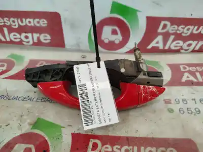 Peça sobressalente para automóvel em segunda mão puxador exterior dianteiro esquerdo por seat leon (5f1) 1.6 tdi referências oem iam   