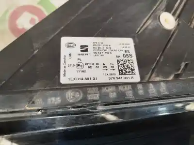 Pièce détachée automobile d'occasion FEU GAUCHE pour SEAT ATECA (KH7)  Références OEM IAM 1EX01489131  