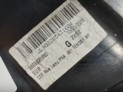 Second-hand car spare part  for CITROEN C3  OEM IAM references 9803928880  