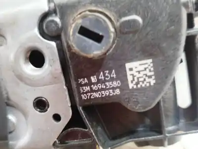 Second-hand car spare part left front door lock for opel combo cargo (e) basis 102 cv / 75 kw oem iam references 16943580  