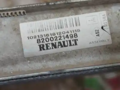 Second-hand car spare part water radiator for renault modus confort dynamique 98 cv / 72 kw oem iam references 8200221498  