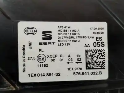 Автозапчастина б/у ПРАВА ФА для SEAT ATECA (KH7)  Посилання на OEM IAM 1EX01489132  