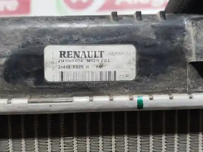 Peça sobressalente para automóvel em segunda mão radiador de água por renault clio iii authentique referências oem iam 214107326r  