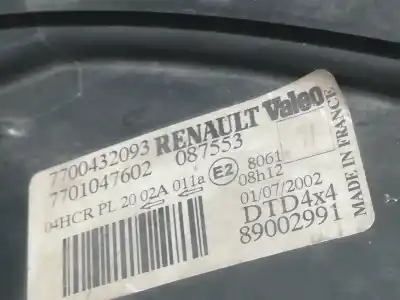 İkinci el araba yedek parçası sag far için renault scenic rx4 (ja0) 1.9 dci salomon oem iam referansları 89002991  