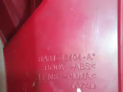 Second-hand car spare part right tailgate light for ford fiesta (cb1) titanium oem iam references 8a6113404a  