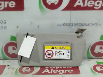 Second-hand car spare part right sunshade for nissan note (e12) 1.5 dci oem iam references   