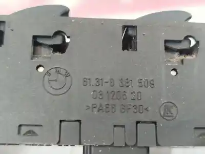 Second-hand car spare part left front power window switch for bmw serie 3 coupe (e46) 318 ci oem iam references 61318381509  
