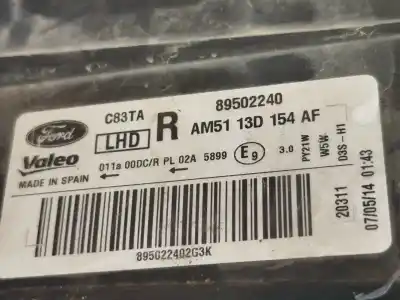 Автозапчастина б/у права фа для ford grand c-max titanium посилання на oem iam am5113d154af   Автозапчастина б/у права фа для ford grand c-max titanium посилання на oem iam am5113d154af