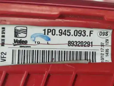 Second-hand car spare part interior left tailgate light for seat leon (1p1) 1.2 reference oem iam references 89320291  