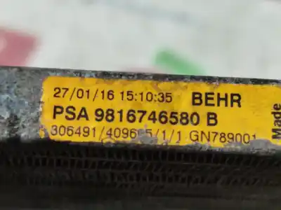 Автозапчастина б/у конденсат/радіатор кондиционера для citroen c4 picasso feel посилання на oem iam 9816746580b