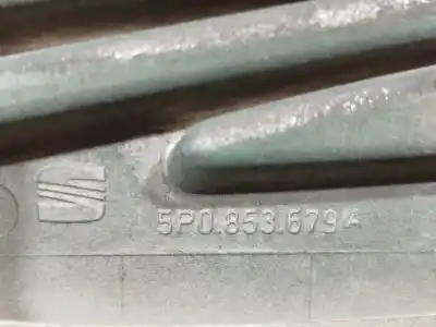 Peça sobressalente para automóvel em segunda mão Grelha De Pára Choques Central por SEAT ALTEA (5P1) 4Kids Reference Ecomotive Referências OEM IAM 5P9853654  