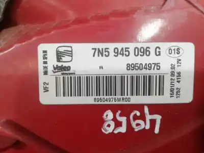 Peça sobressalente para automóvel em segunda mão farolim traseiro direito por seat alhambra (710) style referências oem iam 7n5945096g