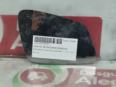 Peça sobressalente para automóvel em segunda mão VIDRO ESPELHO RETROVISOR DIREITO por BMW X1 (F48) SDRIVE 18 D Referências OEM IAM   