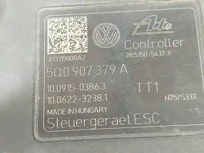 Peça sobressalente para automóvel em segunda mão abs por seat leon (5f1) 1.6 tdi referências oem iam 5q0907379a  