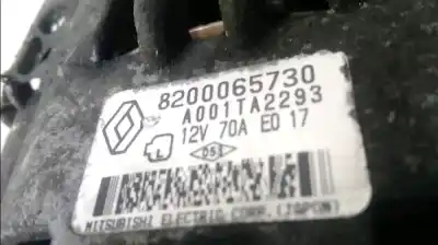 Second-hand car spare part alternator for renault clio 2 manual oem iam references 8200660045  