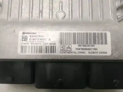 Second-hand car spare part Ecu Engine Control for CITROEN C4 2 MANUAL OEM IAM references 194492  