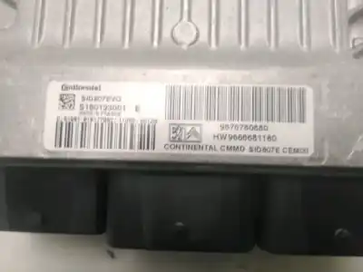 Second-hand car spare part Ecu Engine Control for CITROEN C4 2 MANUAL OEM IAM references 1608934880  