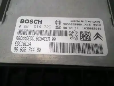 Pezzo di ricambio per auto di seconda mano Centralina Motore per CITROEN C4 PICASSO 1 MANUAL Riferimenti OEM IAM 1943PY  