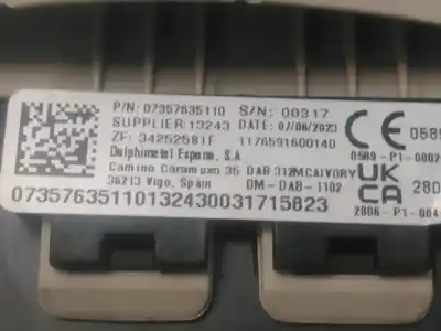 Second-hand car spare part front left air bag for fiat 500 (312_) 1.0 mild hybrid (312.ayd1b) oem iam references 735763512  07357635110
