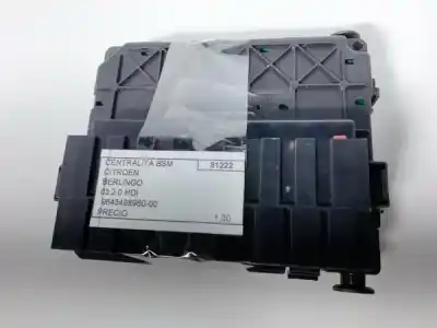 Second-hand car spare part Bsm Control Unit for CITROEN BERLINGO 03 2.0 HDI-9643498980-00 OEM IAM references 81222  03 2.0 HDI-9643498980-00
