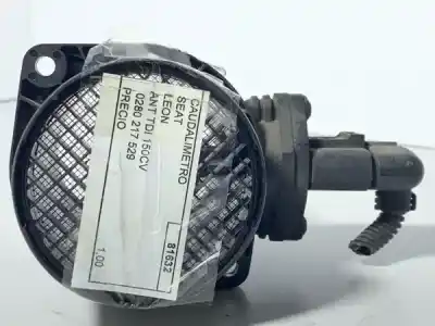 Second-hand car spare part Flowmeter for SEAT LEON ANT FR 1.9 TDI -LADO DH GRIS OEM IAM references 81632  ANT TDI 150CV-BOSCH - 0280217529