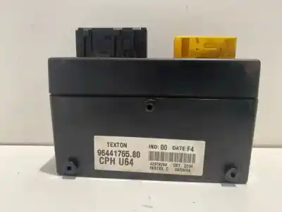 Peça sobressalente para automóvel em segunda mão Centralina De Ignição Imobilizador por CITROEN JUMPY 04 2.0 HDI Nº8469-DE ELEV DEL IZQ DOBLE Referências OEM IAM 96637  04 2.0 HDI Nº8469-96441765,8