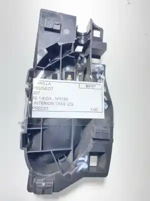 Pezzo di ricambio per auto di seconda mano MANIGLIA ALZACRISTALLI ANTERIORE DESTRA per PEUGEOT 207  Riferimenti OEM IAM 84107  10 1.4 GA - Nº5182-INTERIOR TRASERA IZQUIERDA